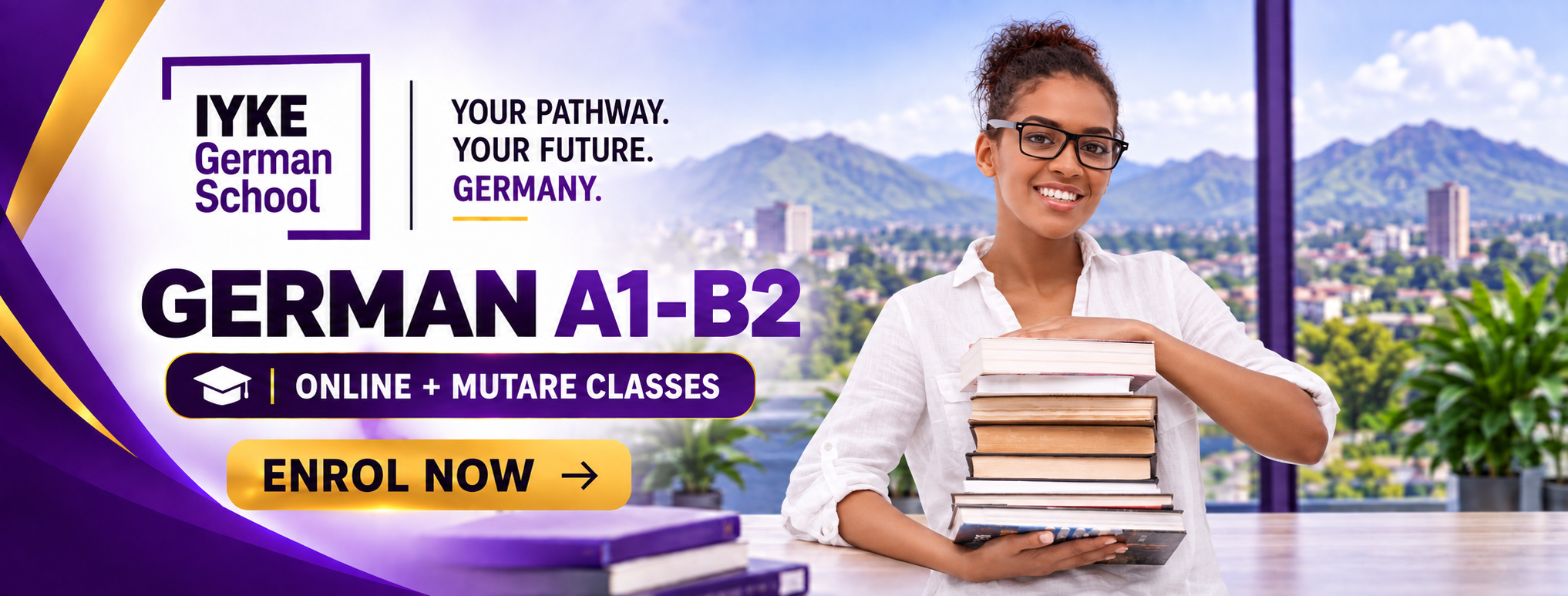Iyke German School — German A1 to B2, online and Mutare classes